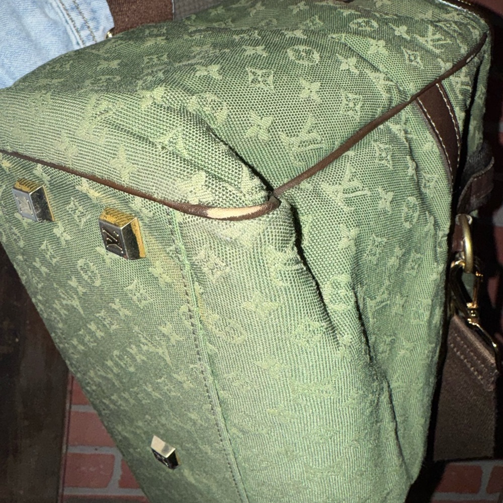 LV Green Denim Mini Lin - Picture 14 of 16
